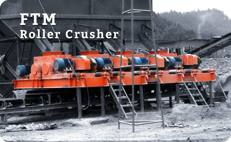 Display of Fote Roller Crusher