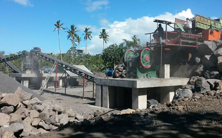 50t/h Aggregate Crushing Project Site In Kenya