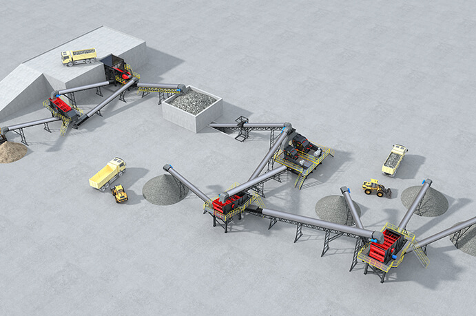 stone crushing line