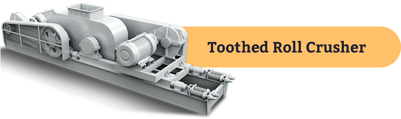 Working principle of toothed roll crusher