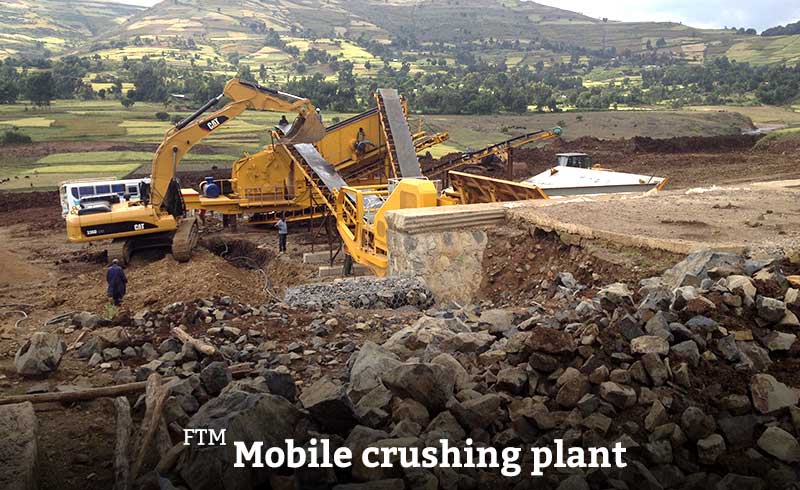 FTM mobile crushing site