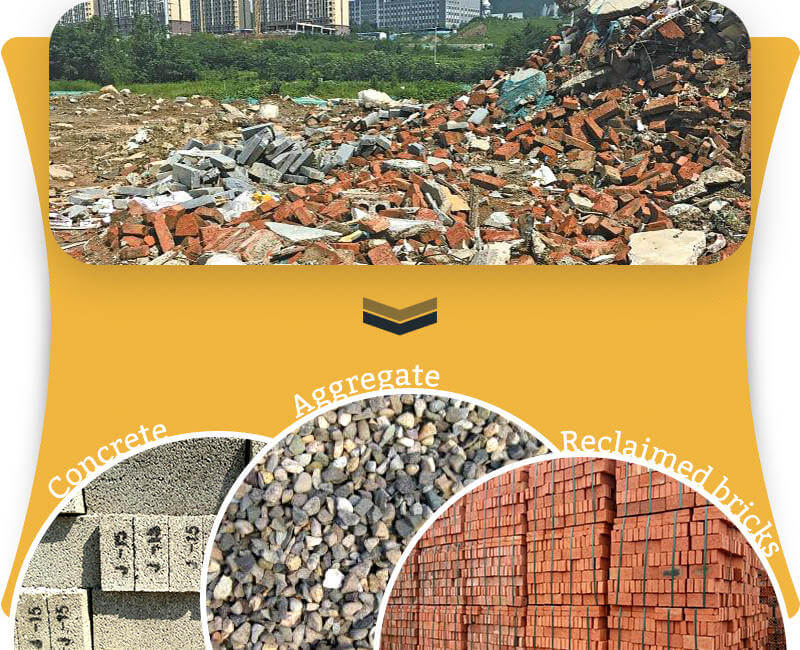 Disposal of the construction waste