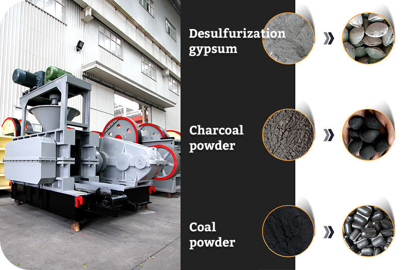 Appliable materials of briquette machine