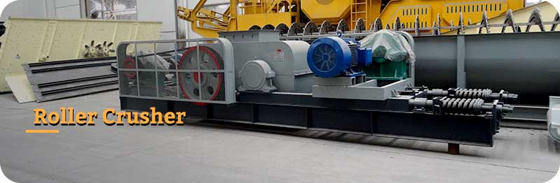 Smooth roller crusher