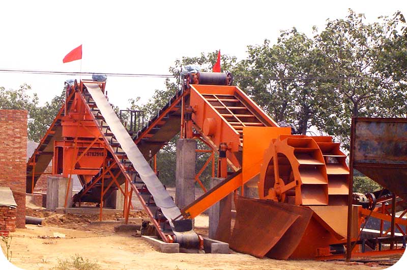 wheel bucket sand washing miachines of Fote machine