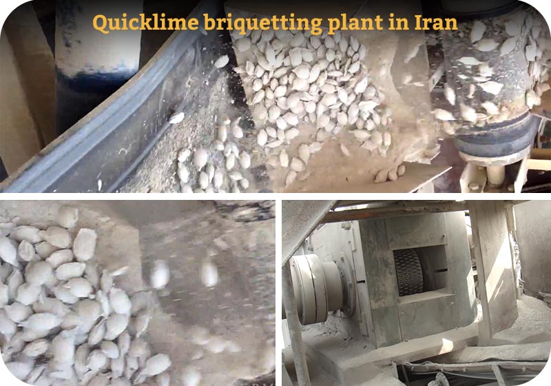 quicklime powder briquetting plant process in Iran