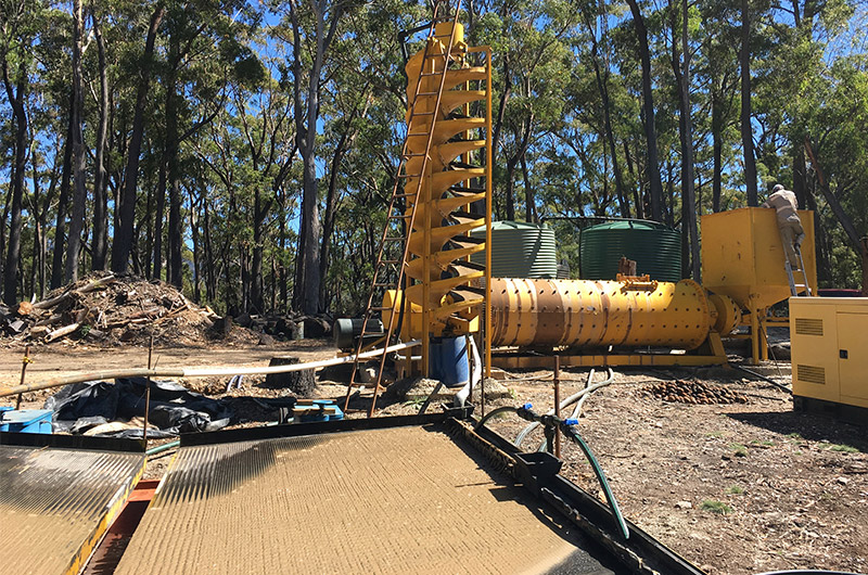 Gold Ball Mill Machine used for Processing Tailings